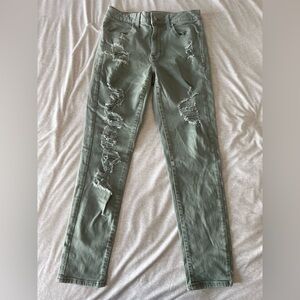 American eagle super stretch hi rise jegging crop